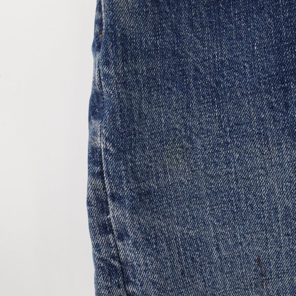 Vintage 60s Levis 501 Shorts Unisex 28 4" Selvedge Big E Button Fly Cut Off - Picture 3 of 16